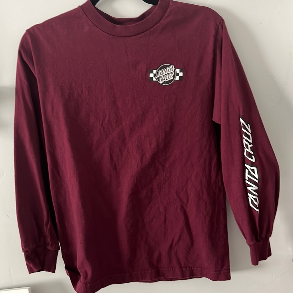 Santa Cruz Maroon Long Sleeve